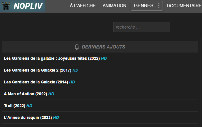 Nopliv - Films gratuits en Streaming